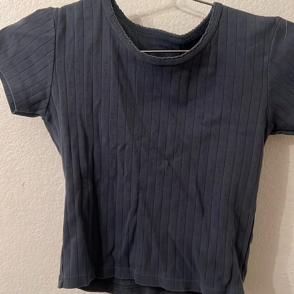 Brandy melville navy baby tee